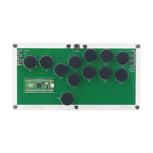 HAMGEEK HG-J002 Mini Game Controller Arcade Controller w/ Hot-Swappable Switches for Cherry MX Black
