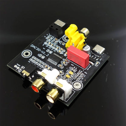 BRZHIFI DAC30 Coaxial Optical Receiving Processor Audio Decoder Module Audio Converter Board Lossless Output