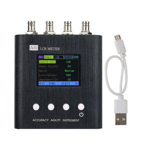 NJ300A 0Hz ~ 300kHz Portable LCR Tester 2.4-inch Color Screen High Precision Full Automatic Range LCR Meter