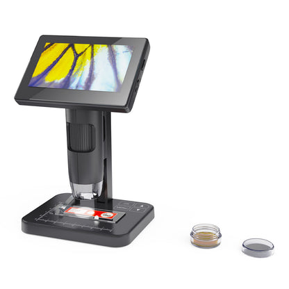 MS03 8000X Digital Microscope Electron Microscope Cell Microscope 5&quot; Touch Screen for Jewelry Repair
