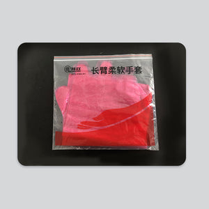 250PCS Disposable Shoulder Length Gloves Durable PE Soft Lengthened Gloves for Animal Husbandry