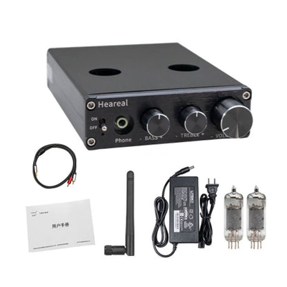 Heareal G3 HiFi Bluetooth5.1 Audio Power Amplifier High Quality Tube Amplifier with Power Adapter + 3.5 to Dual RCA Cable