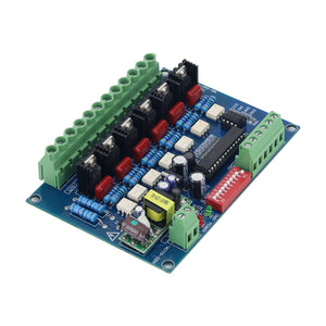 6-Channel DMX512 Dimmer 220V Silicon Controlled Rectifier SCR Digital Silicon Box Incandescent Lamp Dimmer Module