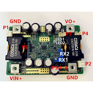 DC Boost Converter Step up Converter Full Set with Fan Display Input 10-48V/40A Output 12-56V