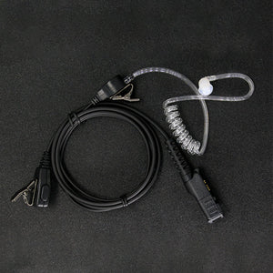 Walkie Talkie Headset Air Duct Earphone Suitable for Handheld Radios XIR P6600 P6620 MTP3150 MTP3100