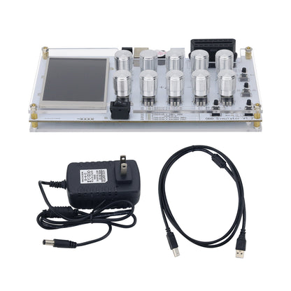 ECU Simulator OBD Simulator with LCD Screen &amp; Accessories for Passenger Cars ELM327 Development