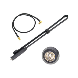 72cm/28.3&quot; SMA Female Tactical Antenna VHU UHF Antenna Folding Antenna with Connecting Cable