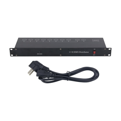 DMX512 8CH DMX Distributor DMX Amplifier DMX Splitter (Standard Version) for Stage Lights PAR Beams
