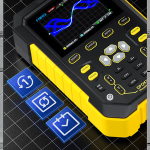 DPOX180H Yellow EU 500MSPS 2CH Digital Phosphor Oscilloscope Signal Generator for Automobile Repairs