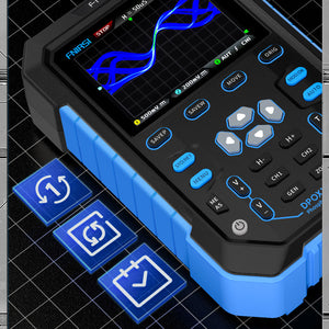 DPOX180H Blue EU 500MSPS 2CH Digital Phosphor Oscilloscope Signal Generator for Automobile Repairs