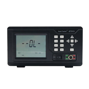 ET512 10uohm-2Mohm Portable DC Low Resistance Tester with 5-inch LCD Screen for Automated Testing