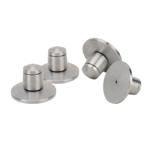 4PCS Speaker Spikes Feet Speaker Isolation Spikes (with Base) Shock Absorption Suitable for Speakers