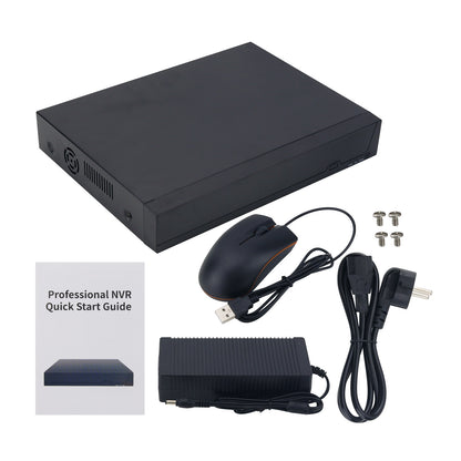 4K 16CH HD POE NVR H.265+ 48V Network Video Recorder Supports 16*8.0MP Video Input for IP Cameras