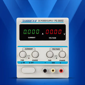 ZHAOXIN PS-3005D 110/220V 4-digit LED High Precision Display Adjustable DC Power Supply 0-30V 0-5A