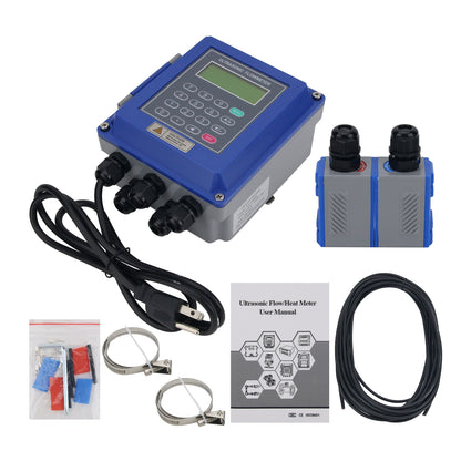 TUF-2000B High Performance Ultrasonic Flow Meter with TM-1 DN50-700mm Probe for Industrial Online Flow Measurement of Liquid
