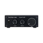 Black 12070 Dual 80W Output Digital Class D Audio Power Amplifier MA12070 with Treble and Bass Adjustment