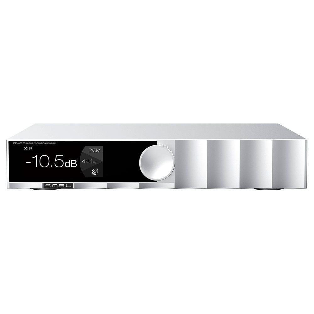 SMSL Silvery D400 PRO MQA AK4191+AK4499EX XMOS HiFi Audio Decoder High Resolution USB DAC Support for DSD512