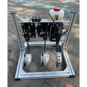 Simplayer Silver Hydraulic Pedal Racing Pedals Simulator for Drifting Games Direct Drive Alpha Mini