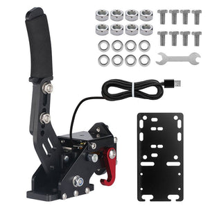Simplayer Black USB Handbrake Racing Handbrake with Adapter Board for Logitech G29 Thrustmaster T300