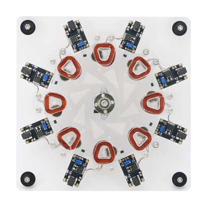 8-Coil Disc Motor Coreless Motor High Torque 12V Permanent Magnet Motor 5000-10000RPM