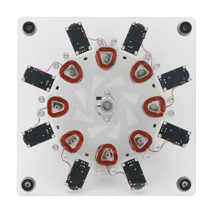 8-Coil Disc Motor Coreless Motor High Torque 12V Permanent Magnet Motor 5000-10000RPM