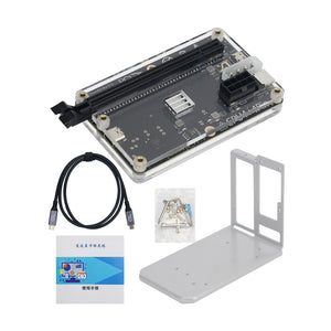 Graphics Card Dock External GPU Dock Set with 100cm/39.4&quot; USB4 Data Cable and White Bracket for FLEX