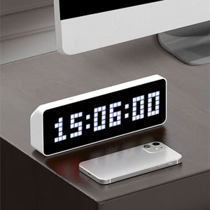 TC001 Desktop Pixel Clock Weather Station Clock Wifi Clock for Kitchens Offices Bars Influencers