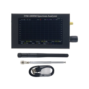 35M-4400M Handheld RF Spectrum Analyzer 4.3&quot; Color LCD Perfect For Walkie Talkie Toy Remote Control