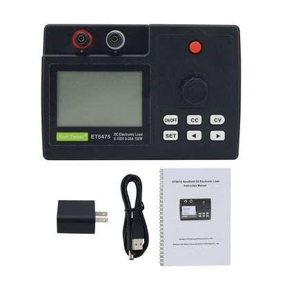 ET5475 0-150V 150W Portable DC Electronic Load Tester Stepless Servo High Performance Load Tester with LED Screen