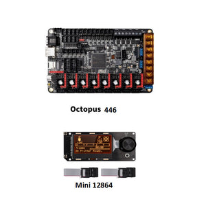 BIGTREETECH Octopus(446) 3D Printer Motherboard + Mini12864 LCD Display for Voron Klipper/Marlin