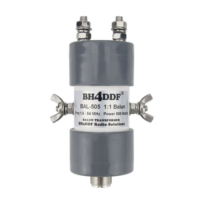 BAL-505 1:1 Balun Balance to Unbalance Transformer for Shortwave Antenna with Low Attenuation Loss for BH4DDF
