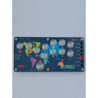 SG Joystick SUNGA 12-Button Mini Arcade Controller Fight Stick (without Screen) for PC/XBOX Hitbox