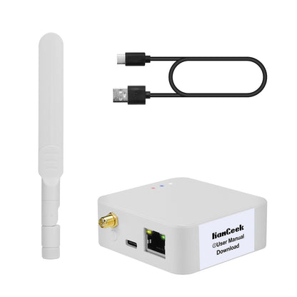 HamGeek HMG-01 Plus White Universal ZigBee Gateway Universal ZigBee Coordinator with USB Data Cable