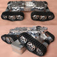 E-Robot Unassembled Metal Tracked Robot Tank Chassis WiFi Shock-Absorbing Intelligent Tank Chassis 6-12V