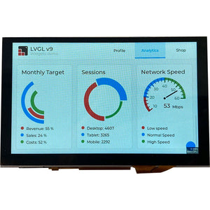 ESP32S3 5&quot; 800x480 Capacitive Touch Screen LVGL Graphics Library Supports Wifi and Bluetooth