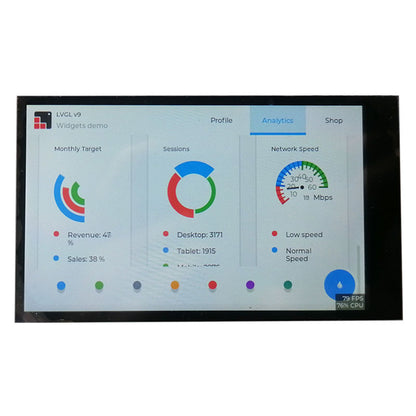 ESP32S3 4.3&quot; Capacitive Touch Screen LVGL Graphics Library Development Board Supports Wifi Bluetooth