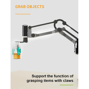 3-Axis 5KG Industrial Robot Arm 86+57+57+42 Hybrid Servo Mechanical Arm Support Square/Arc Motion AC220V/110V