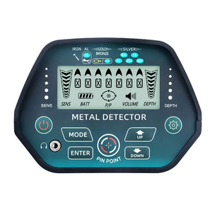 GT3028 Underground Metal Detector Gold Finder Gold Detector with 10 Inch Waterproof Search Coil