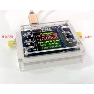 100MHz-6GHz High Quality RF Attenuator Module 90DB High Isolation 0.05DB Attenuation Step with SMA Female Connector