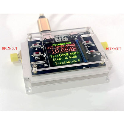 100MHz-6GHz High Quality RF Attenuator Module 90DB High Isolation 0.05DB Attenuation Step with SMA Female Connector