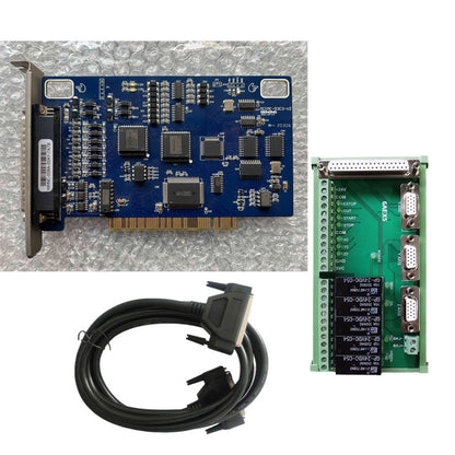 PM53C CNC Control Board Engraving Machine Control Card with 37Pin Data Cable + 37Pin Connection Board