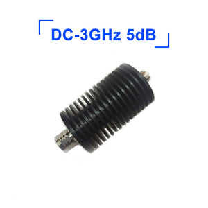 50W DC-3GHz 5dB Quality RF Attenuator Coaxial Fixed Attenuator Designed with N Type Connectors