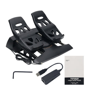 Original TFRP Flight Rudder Pedals Flight SIM Rudder Pedals Video Game Accessory for Thrustmaster