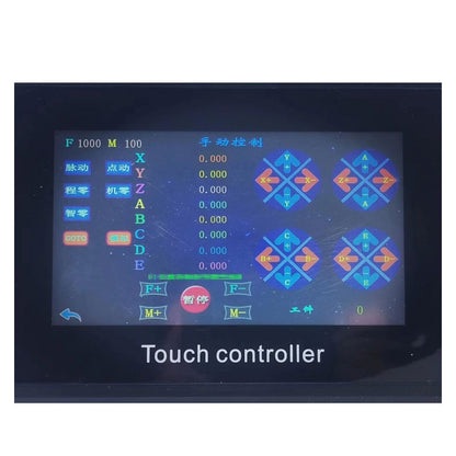7 Inch 2-Axis Step Motor Controller Programmable Touch Controller for Step Motor Servo Motor