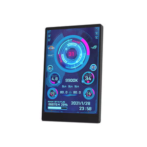 IPS 3.5-inch Secondary Screen USB Type-C Mini Monitor for PC AIDA64-Free Support Horizontal and Vertical Display Switch