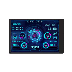 IPS 3.5-inch Secondary Screen USB Type-C Mini Monitor for PC AIDA64-Free Support Horizontal and Vertical Display Switch