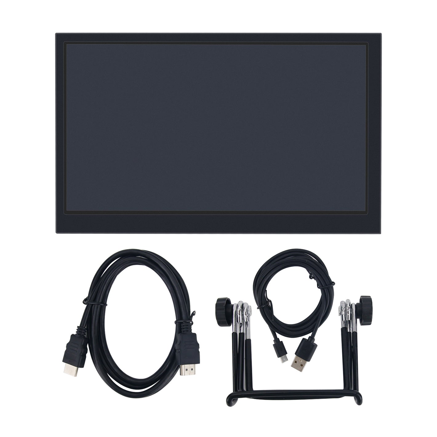 7-Inch 1024x600 Touch Screen Monitor IPS Screen Secondary Screen w/ Metal Shell for PS4 PS5 Raspberry Pi