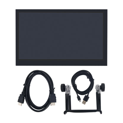 7&quot; 1024x600 Touch Screen Monitor IPS Screen Secondary Screen w/ Metal Shell for PS4 PS5 Raspberry Pi