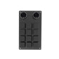 12-Key Custom Keyboard Small Keyboard with Black Keycaps Suitable for Gamers Song Lovers &amp; Designers