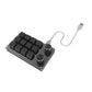 12-Key Custom Keyboard Small Keyboard with Black Keycaps Suitable for Gamers Song Lovers &amp; Designers
